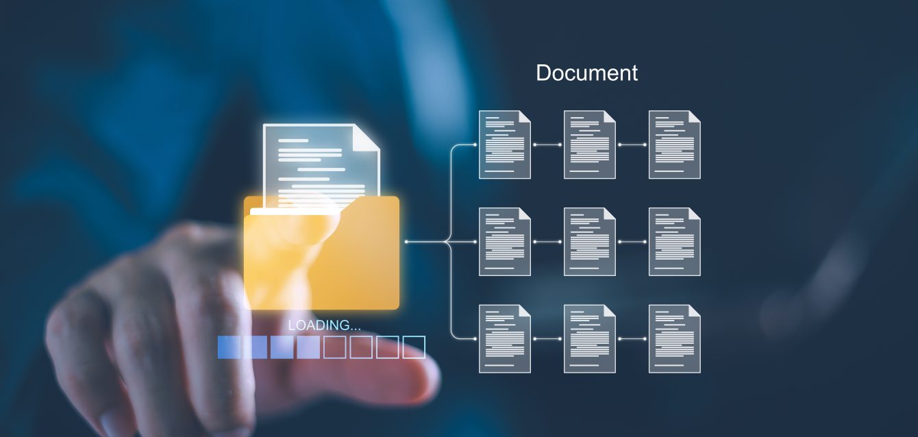 Document,Management,System,Concept.,Businessman,Manage,Digital,Business,Data,,File