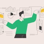 Research team using digital primary data collection methods on tablet and mobile devices in field setting