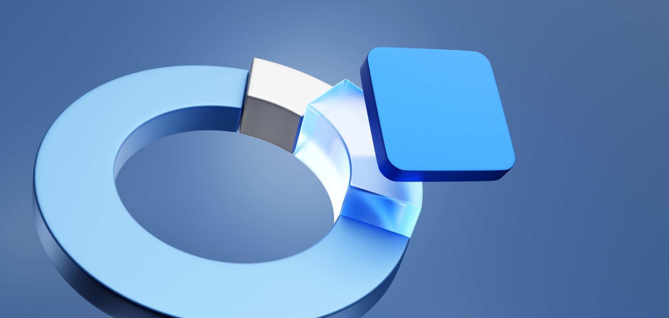 Frequency distribution chart showing nominal data analysis with categorical variables from online form responses including product preferences and customer segments